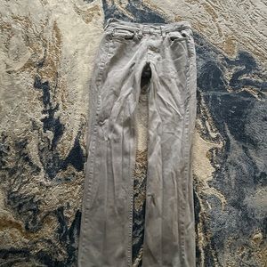 Levi gray denim jeans for slim and tall